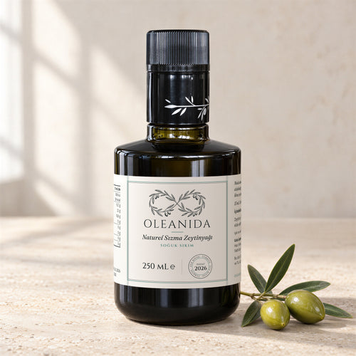 OLEANIDA Naturel Sızma Zeytinyağı, 250 mL koyu cam şişe